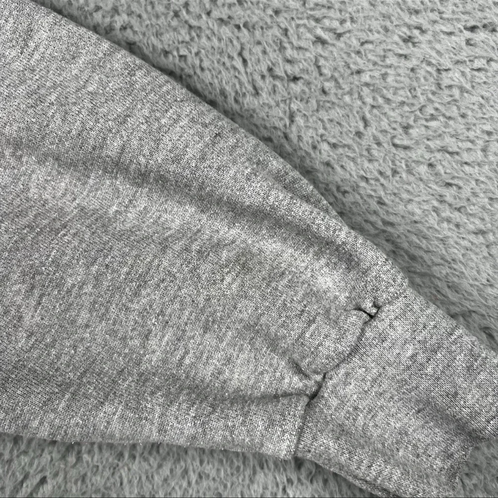 Vintage 90s Hoodie Sweatshirt Gray Pull Over Men’s Size Medium Martha’s Vinyard - Picture 9 of 11